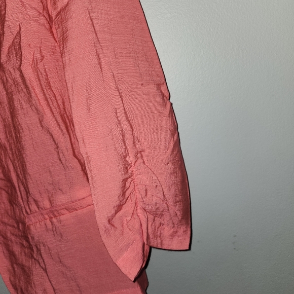 Chico's women's open cardigan blazer size large orange - Picture 2 of 6